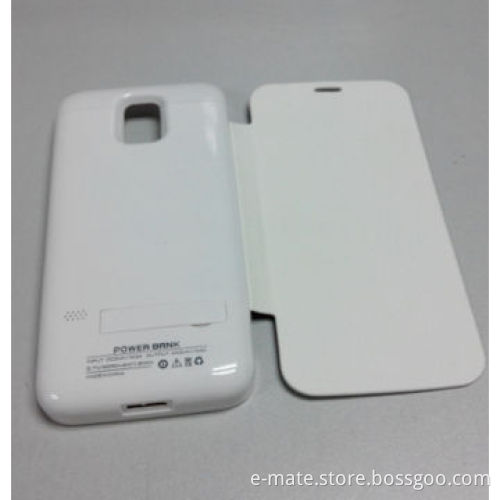 Power Case for Samsung S5, with Protective Cover and Kick Stand for Video Watching and Face-time